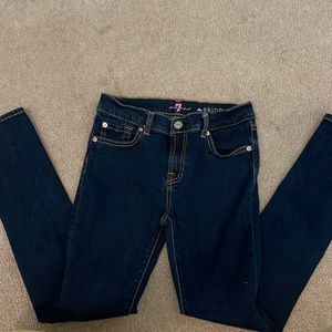 7 for all mankind the skinny jeans size 12